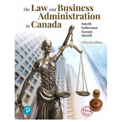 Law and Business Administration in Canada, The