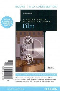Short Guide to Writing about Film, Books a la Carte Edition